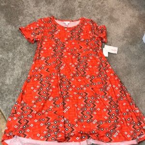 NWT LuLaRoe Carly short sleeve dress - small